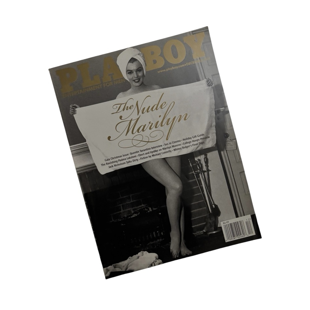 The Nude Marilyn Playboy Magazine December 2012 Issue